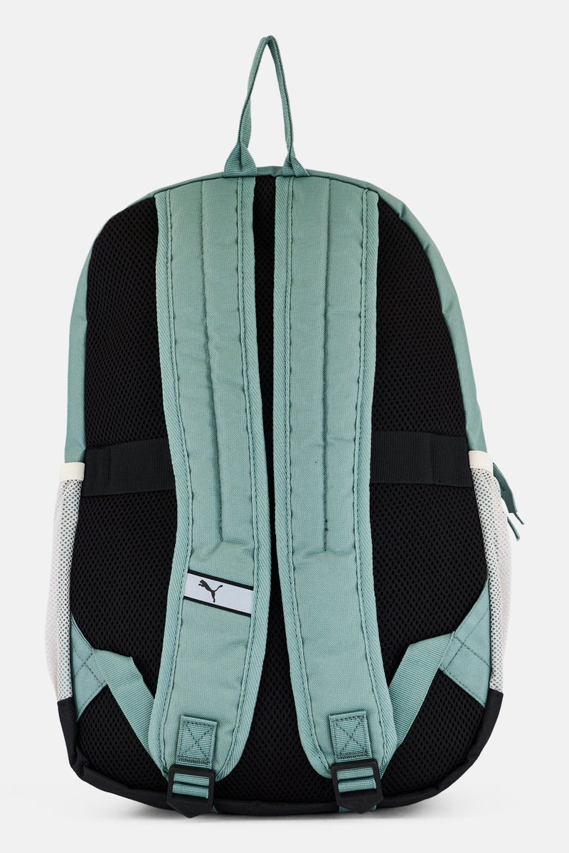 PUMA Kids Boy Embraided Logo Backpack, Sage Green - Image 3